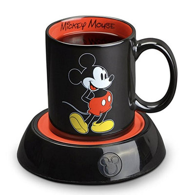 Disney米奇米妮可插電式～馬克杯+保溫座組 保溫杯 保冷杯 馬克杯