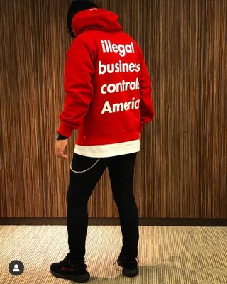 OAK Supreme illegal Business Hooded Sweatshirt