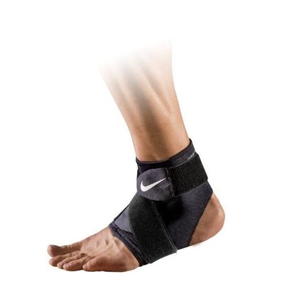(羽球世家) NIKE PRO 調節式護 踝套2.0(亞規) 黑/白(M-XL)