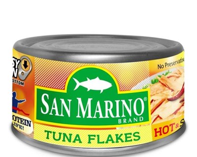 SAN MARINO TUNA FLAKES HOT & SPICY 辣味 鮪魚片/1瓶/180g