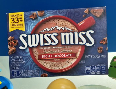 Swiss  Miss特濃巧克力熱可可粉 301g x 8入一盒(A-005)