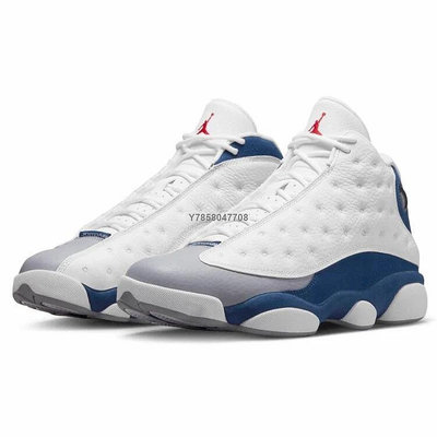 【正品】Air Jordan 13 “French Blue” AJ13 414571-164白藍法國藍高幫復古籃球鞋男鞋[飛凡男鞋]
