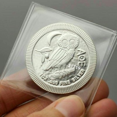 紐埃貓頭鷹銀幣~不分年份隨機出貨，銀幣，貓頭鷹銀幣，紀念幣，幣~紐埃貓頭鷹銀幣一盎司~不分年份隨機出貨