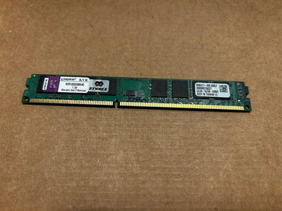 二手-金士頓Kingston 雙面DDR3 1333 KVR1333D3N9/4G 4GB 桌上型記憶體/窄版桌機記憶體，台北可面交