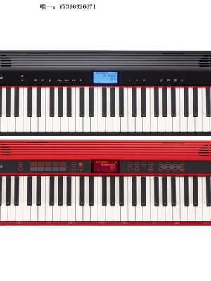 詩佳影音Roland羅蘭電子琴GO-61K GO61P兒童初學者成年61鍵便攜電子琴電鋼影音設備
