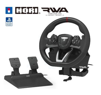 PS5 PS4 PC 主機用 HORI RWA 賽車方向盤 Racing Wheel APEX 004【台中大眾電玩】