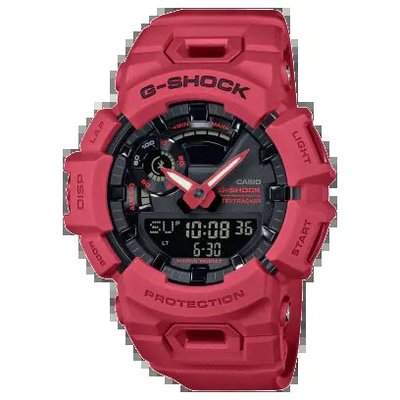 【威哥本舖】Casio台灣原廠公司貨 G-Shock G-SQUAD系列 GBA-900RD-4A 藍芽連線 運動雙顯錶