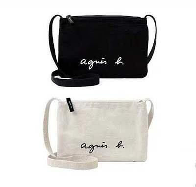 新款熱銷 agnes b 信封包帆布包外貿日韓明星大牌同款服裝包包