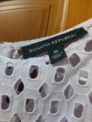 Banana Republic香蕉共和國16號薰衣草紫縷空洋裝