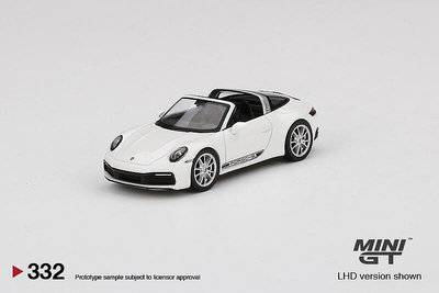 MINIGT 164保時捷Porsche 911 Targa 4S合金汽車模型成品收藏品