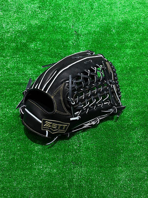 棒球世界ZETT SPECIAL ORDER 訂製款棒壘球手套特價外野U網球檔13吋黑色