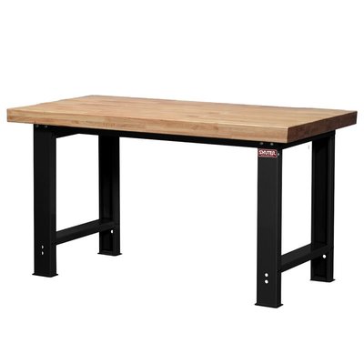 [ 家事達] SHUTER-WH-5W 150cm原木專業重型工作桌-DIY