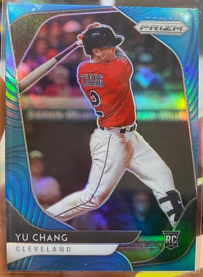 MLB 球員卡 張育成 Yu-Cheng Chang 2020 Prizm Prizms RC Blue 亮面 新人卡