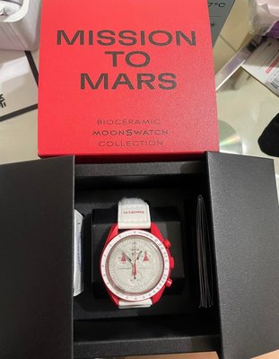 現貨  SWATCH X OMEGA Moonswatch 火星 MARS 台灣公司貨 有購證