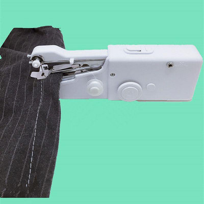 家用便攜迷你小型多功能手動縫紉機吃厚手持簡易電動袖珍裁縫機~滿200元發貨