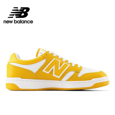 New Balance 中性D楦百搭復古鞋 US7是25公分 黃 KAORACER BB480LWA