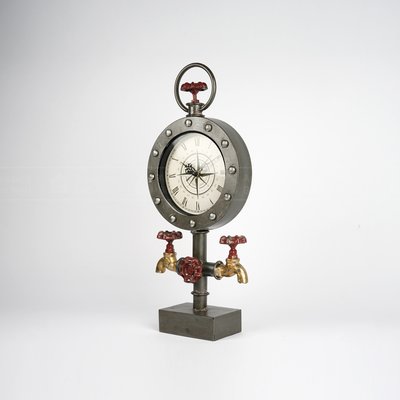 【酷鳥窩】LOFT工業風 復古做舊  水龍頭儀錶 擺飾時鐘