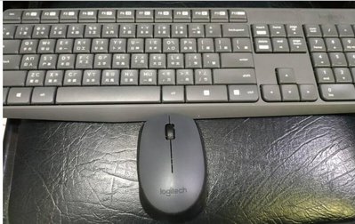 羅技logitech M170滑鼠+K235鍵盤+接受器 無線鍵鼠組 功能正常 近全新 深灰