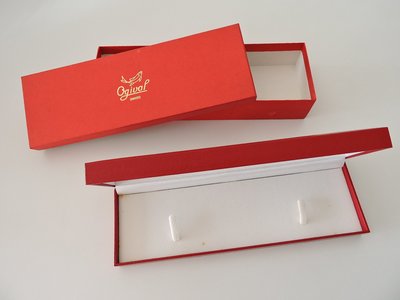 二手 愛其華 Ogival 原廠手錶盒 錶盒 收納盒 手鍊盒 珠寶盒