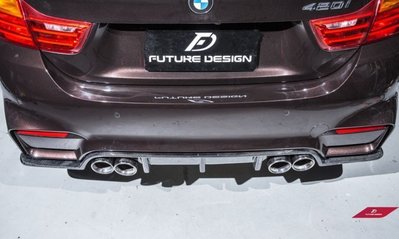 【政銓企業有限公司】BMW F32 F36 改台規M4保桿專用FD 抽真空 碳纖維 卡夢 後下巴 後中包 免費安裝420