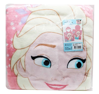 【迪士尼】冰雪奇緣系列連帽浴巾(粉)『CUTE嬰用品館』