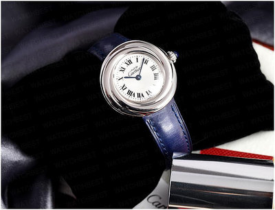 大銘腕錶 二手極新錶 CARTIER 卡地亞 Trinity 三環經典系列 W1014945 925純銀 CR015009