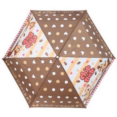 正版授權🐰 日本 迪士尼 奇奇蒂蒂 彎把折疊傘 彎把傘 折疊傘 摺疊傘 晴雨傘 卡通傘 折傘 摺傘 傘具 雨具 雨傘