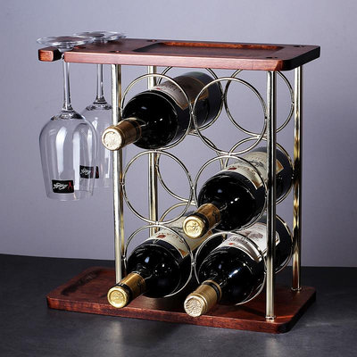 創意紅酒杯架倒掛懸掛家用酒裝飾品擺件歐式簡約掛杯架高腳杯架