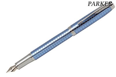 【Pen筆】PARKER派克 新經典格紋藍鋼筆F尖 P1931688