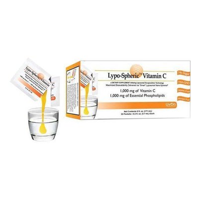 代購LivOn Lypo-spheric 微脂囊維他命C 1,000 mg 30包 5.7ml/包
