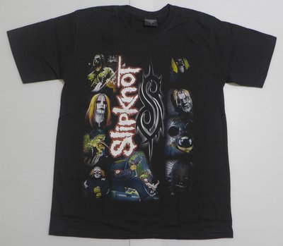 【Mr.17】Slipknot 滑結樂團 進口搖滾短袖T恤 人物 人像 T-SHIRT (B087)