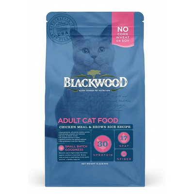 BLACKWOOD 柏萊富 貓糧 1.82kg-6kg 特調成貓亮毛配方(雞肉+糙米)『WANG』