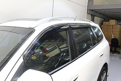 威德汽車精品 現代 SANTA FE 鍍鉻晴雨窗 原廠型 一組四片 透光度佳