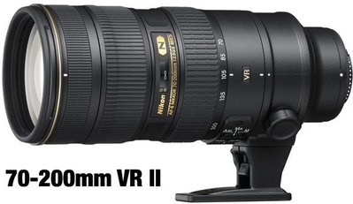 鏡花園 Nikon AF-S 70-200mm f/2.8G ED VR II 小黑六  (租單眼、租鏡頭)