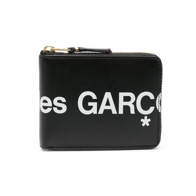 [全新真品代購] COMME des GARCONS LOGO 皮革 拉鍊 皮夾 / 短夾 / 錢包 (川久保玲) 7100