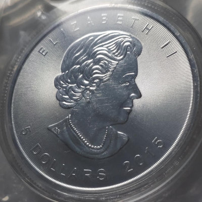 二手 4枚早期加拿大楓葉銀幣，1盎司(31克左右)，99.99%銀 錢幣 銀幣 硬幣【古幣之緣】937