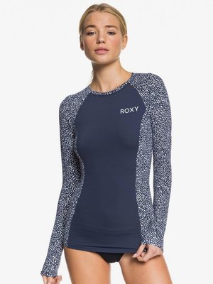 預購 美國帶回 時尚衝浪運動品牌 Roxy 運動甜心深藍長袖款 衝浪衣 浮潛衣 溯溪衣 泳衣 UPF50 防曬衣