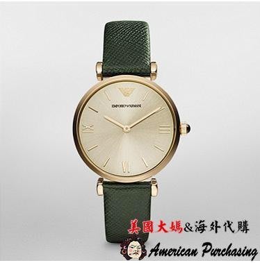 潮牌 EMPORIO ARMANI 亞曼尼手錶 AR1726 休閒簡約石英女手錶  海外代購-雙喜生活館