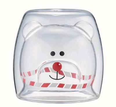 2017 星巴克 ⛄聖誕男熊 Bearista 雙層玻璃杯 現貨供應中