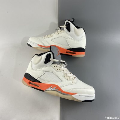 Air Jordan 5 Orange Blaze 白橙 扣碎 氣墊 籃球鞋 DC1060-100 40-46 男鞋