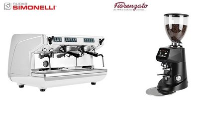 Nuova SIMONELLI APPIA LIFE義式半自動咖啡機租送方案  含全套配件、F64E商用磨豆機、濾水設備