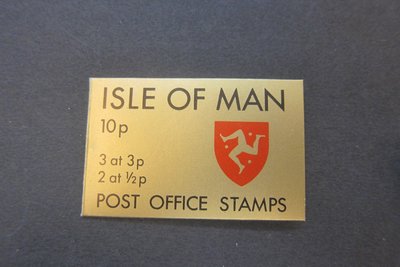 英國小本票United Kingdom Isle Of Man 1973 Sc 12a,17a Booklet 庫號#BP01 32405