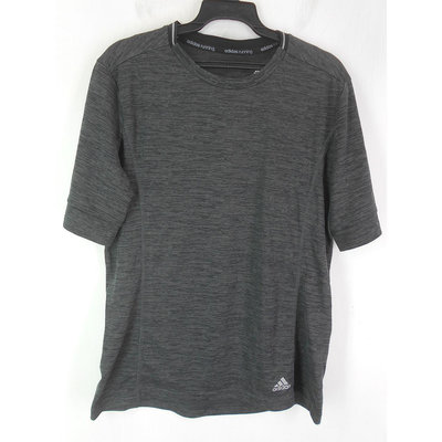 男 ~【ADIDAS】鐵灰色運動休閒T恤 XL號(4B130)~99元起標~