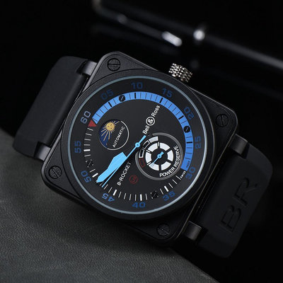 BELL&amp;ROSS日本自動機械錶男表