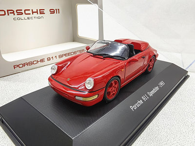 汽車模型 車模 收藏模型ATLAS 1/43 保時捷 911 Speedster 1993 敞篷跑車合金模型