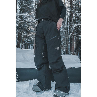awka單板滑雪褲女款男防風防水3L滑雪服褲子Primaloft棉RECCO保暖