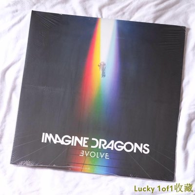Lucky 1of1收藏缺Imagine Dragons Evolve 限量 透明膠 LP 黑膠唱片