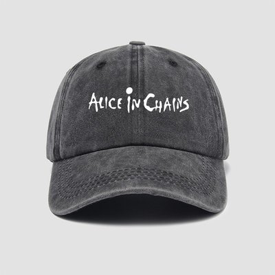 棒球帽Alice in Chains愛麗絲囚徒樂隊搖滾nirvana涅槃帽子棒球帽男女水
