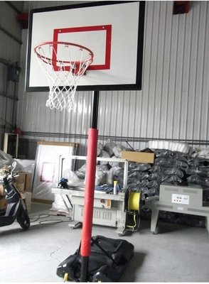 升降(昇降六段高低調整)籃球架(FRP) 灌水式 籃球框 籃球網 籃球板 運費議價