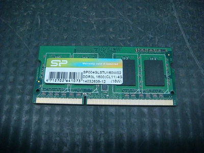 紅螞蟻跳蚤屋 -- (F989) DDR3 1600 筆電用記憶體 4GB 功能正常 請看說明【歡迎下標】